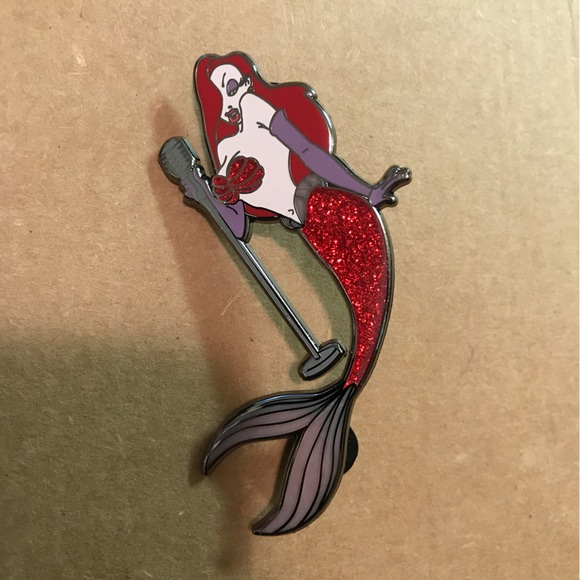 Other | New Jessica Rabbit Mermaid Jumbo Disney Fantasy Pin | Poshmark